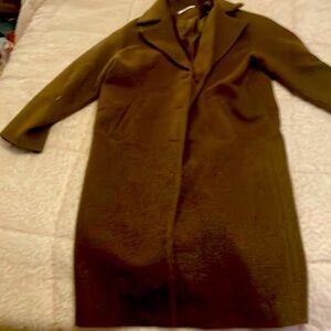 Commense Oversized long brown coat in like new condition